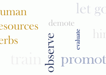 verbs for human resources 1