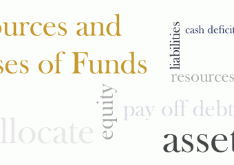 Business English: sources and uses of funds