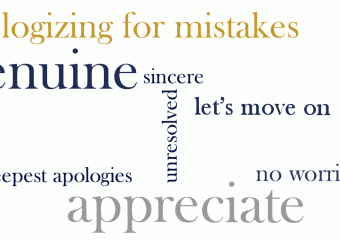 apologizing, accepting and rejecting apologies
